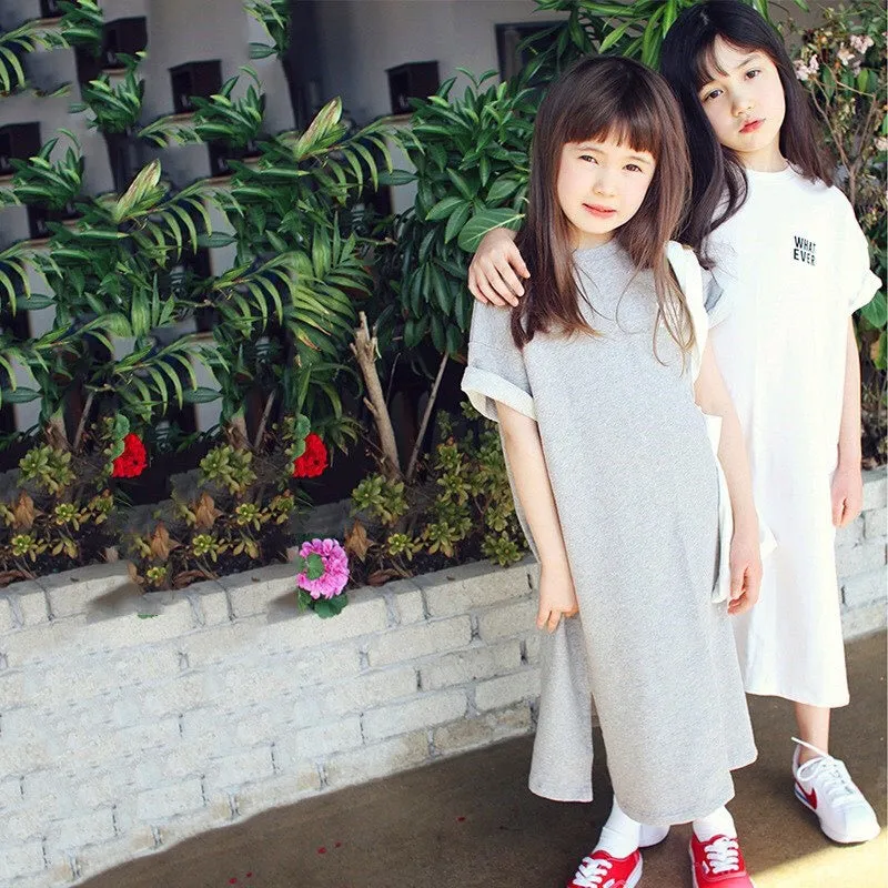 亲子装-印花短袖T裙 Mom-daughter Match T-Dress