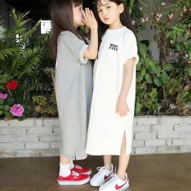 亲子装-印花短袖T裙 Mom-daughter Match T-Dress