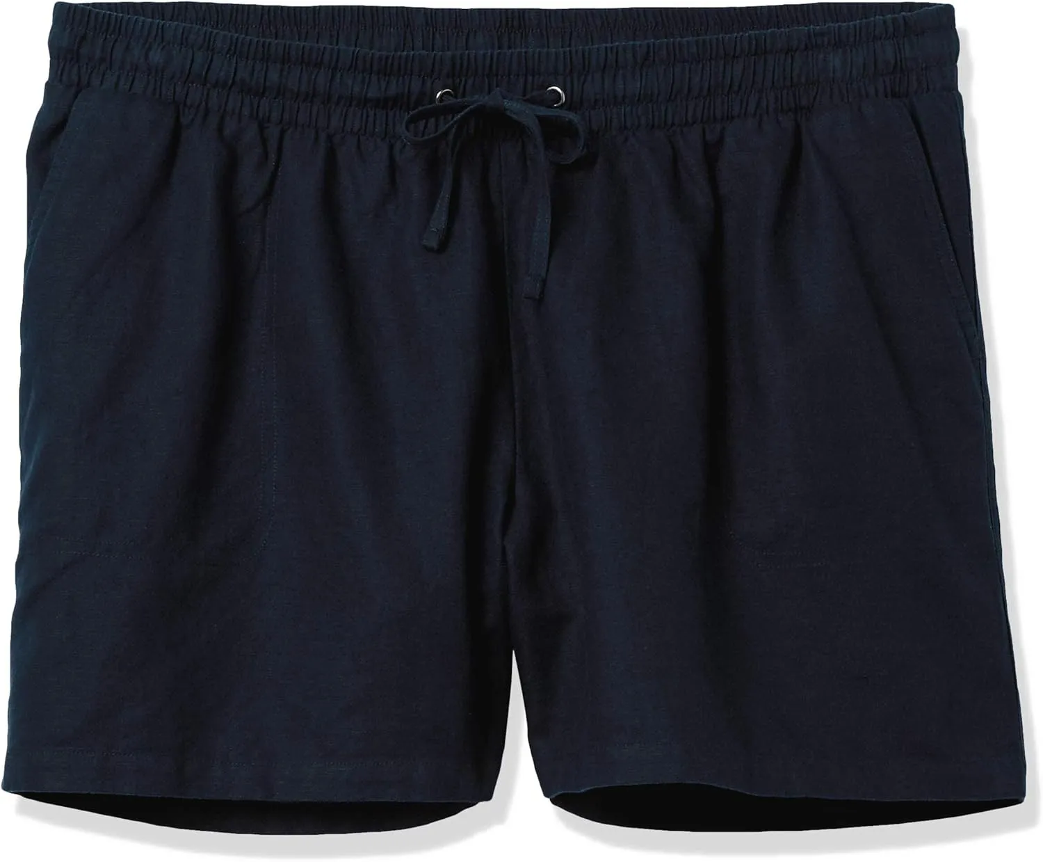 Amazon Essentials Women's 5" Inseam Drawstring Linen Blend Shorts (Available in Plus Size)