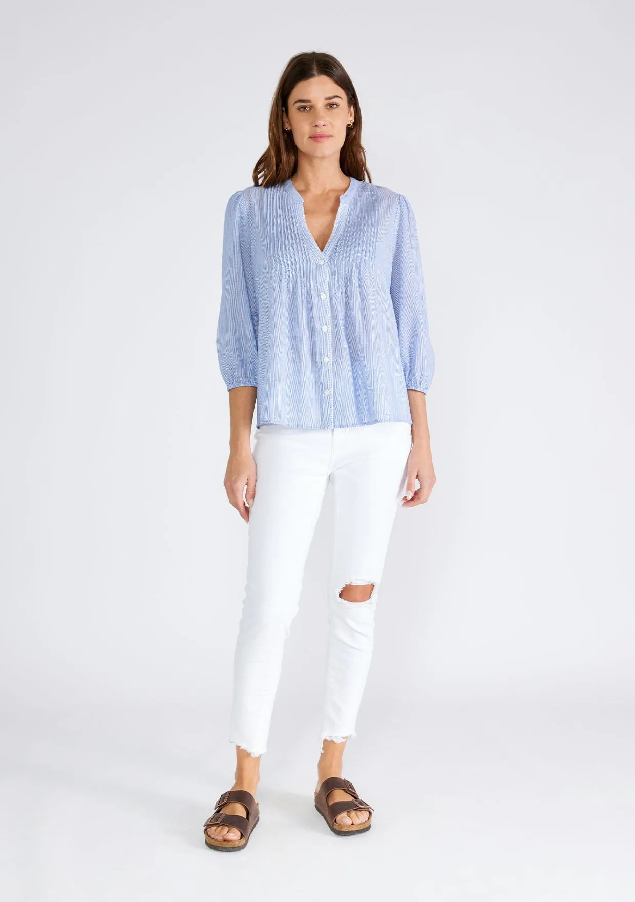 Anja Stripe Blouse