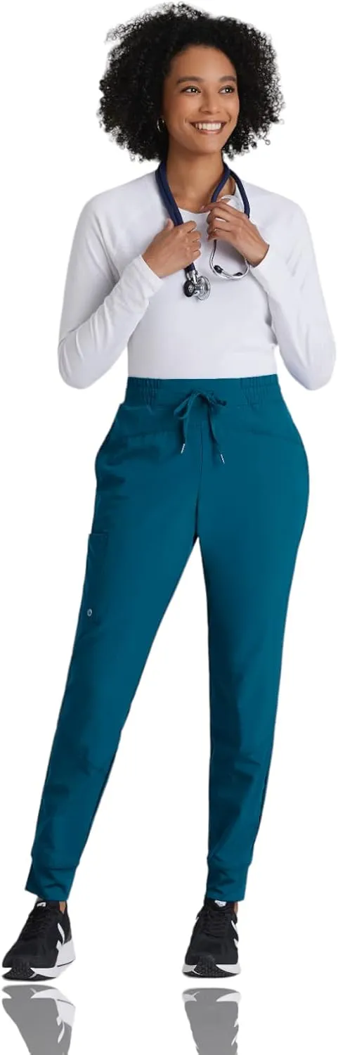 BARCO One Boost Scrub Jogger for Women - Yoga Style Medical Jogger, Mid-Rise, 4-Way Stretch Women's Scrub Pant