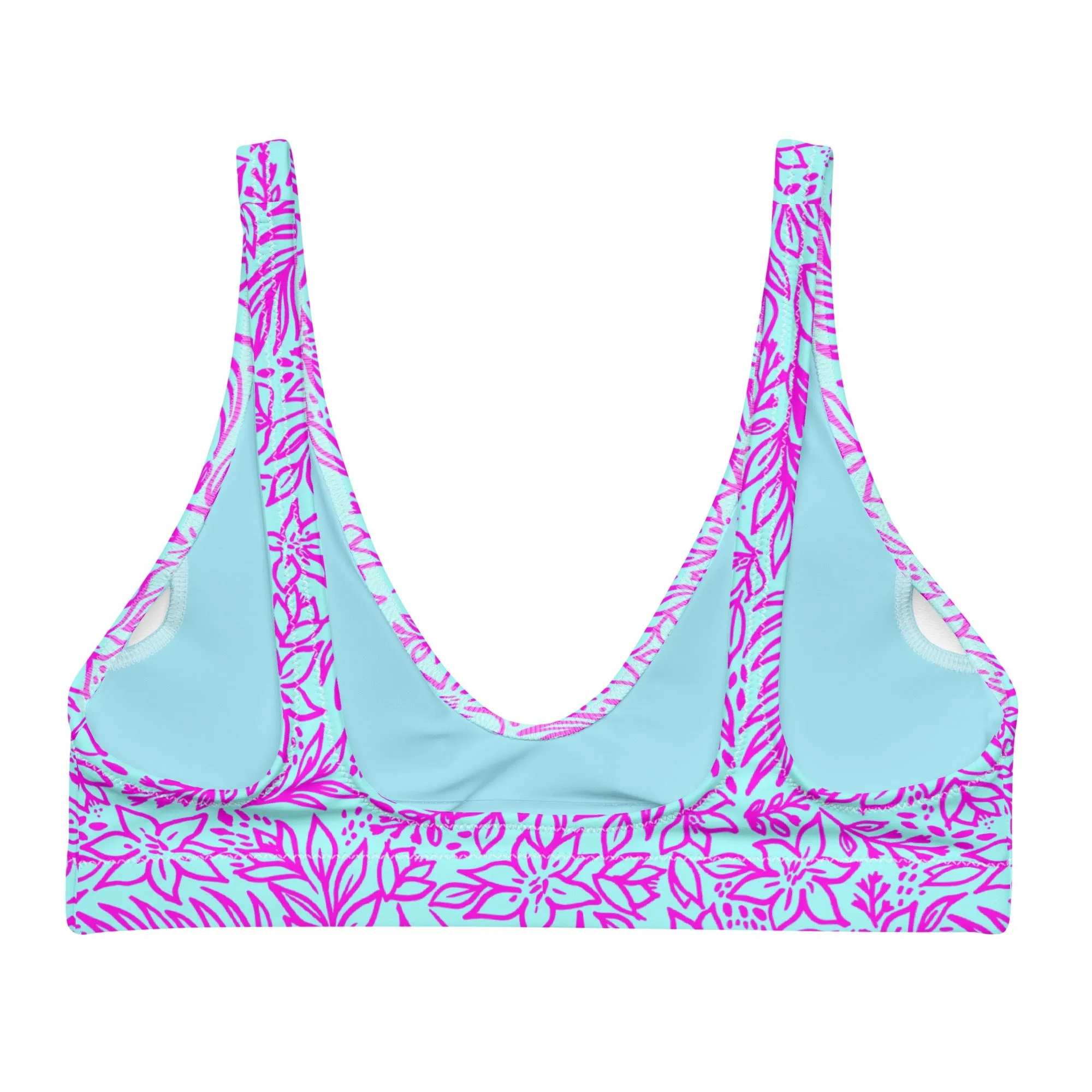 BELLA ECO PADDED BIKINI TOP - LIMITED EDITION ORCHI ISLAND
