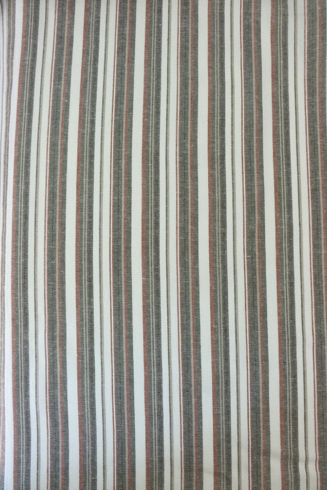 Black & Taupe Soho Stripe Linen Rayon