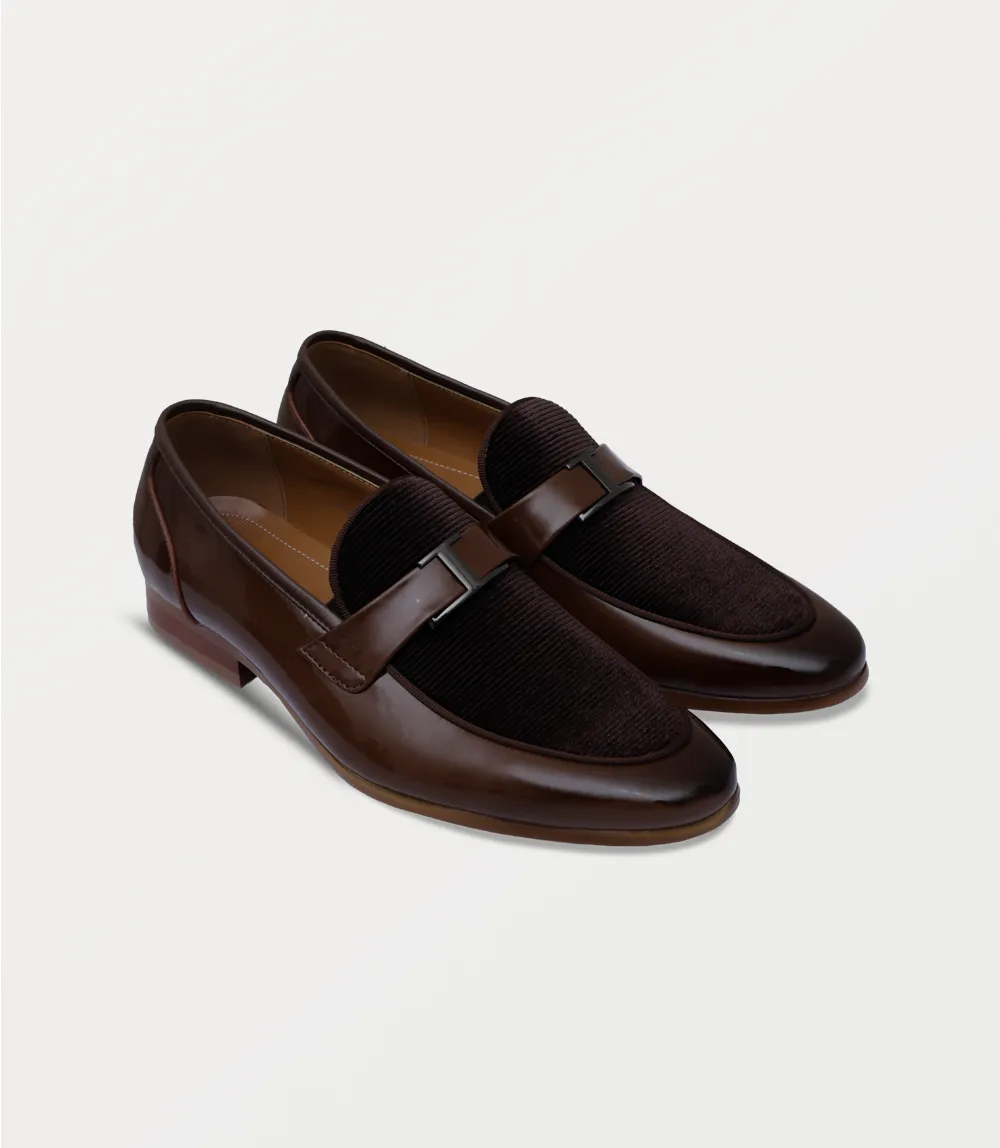 BM6802-BROWN-Men Slip On