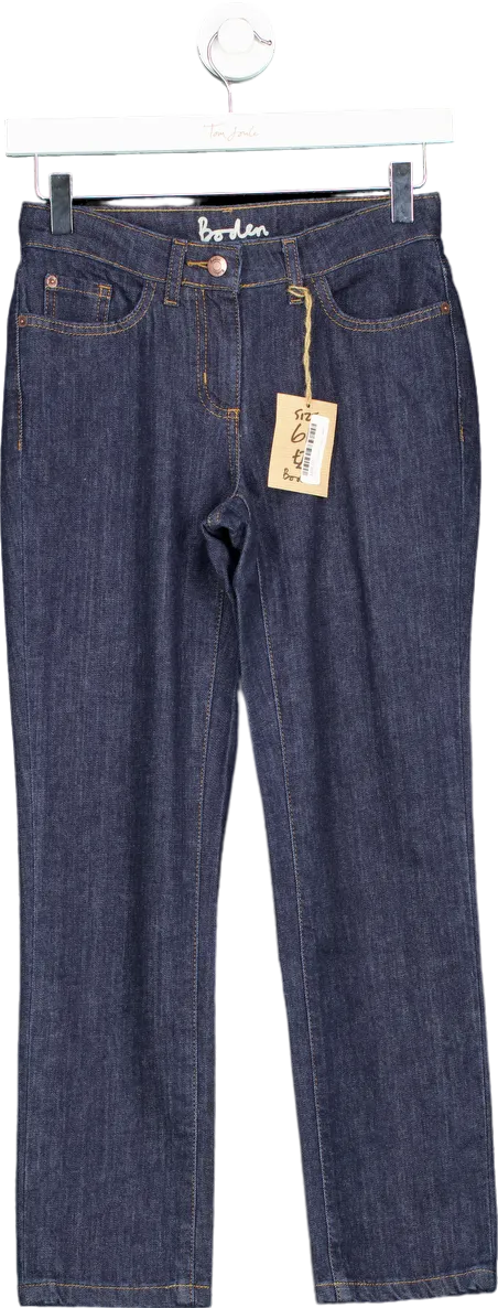 Boden Blue Denim Jeans Regular Size UK 6