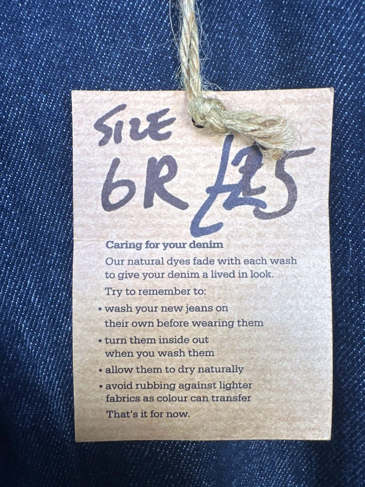 Boden Blue Denim Jeans Regular Size UK 6
