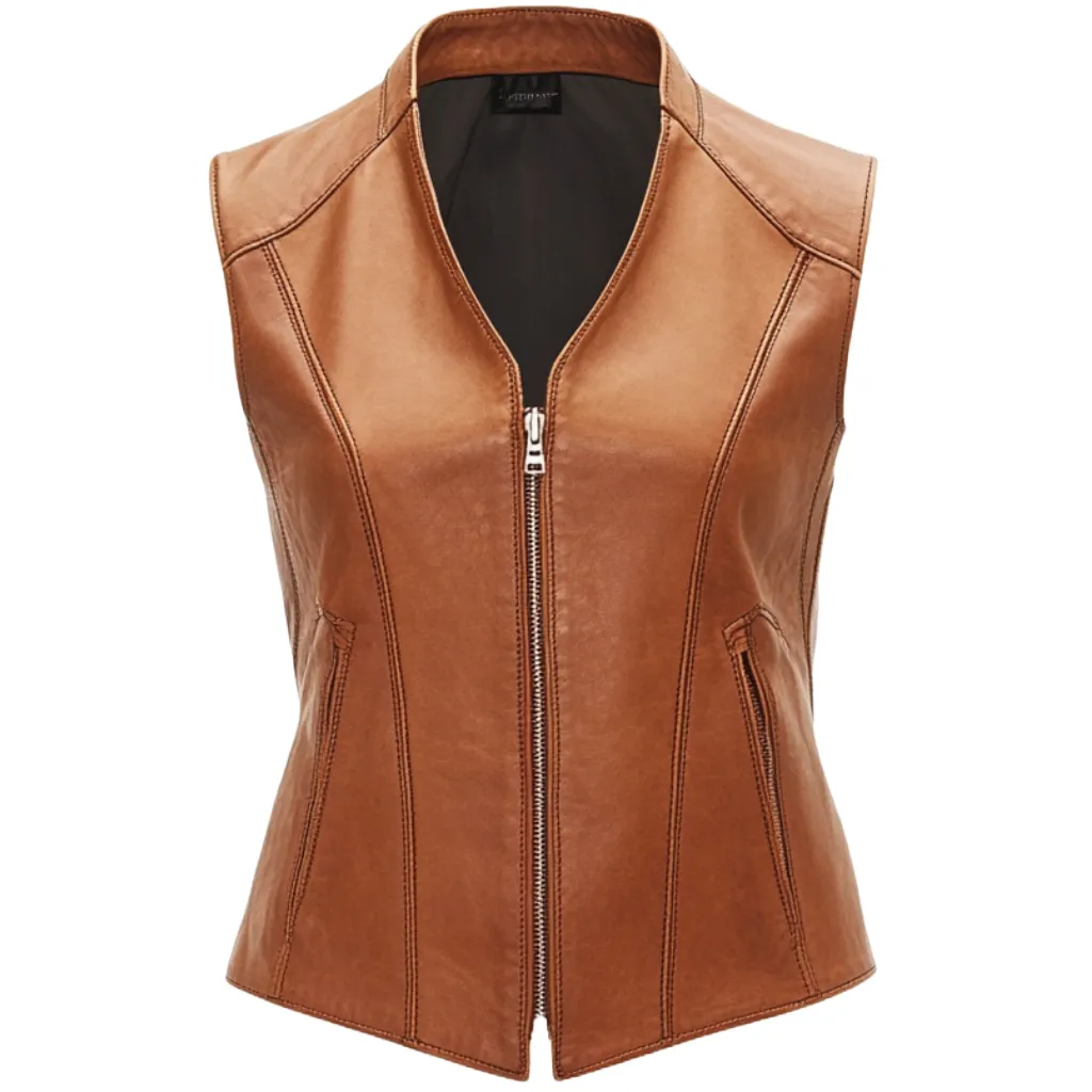 Brown Leather Vest – Crafted from Genuine Leather | El Zoro