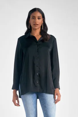 Button Down Top | Black