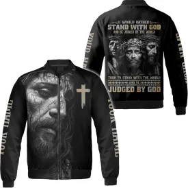 Camelliaa Shop Personalized Jesus Bomber Jacket S-5XL, Christian Bomber Jacket Men/Women, jesus bomber jacket