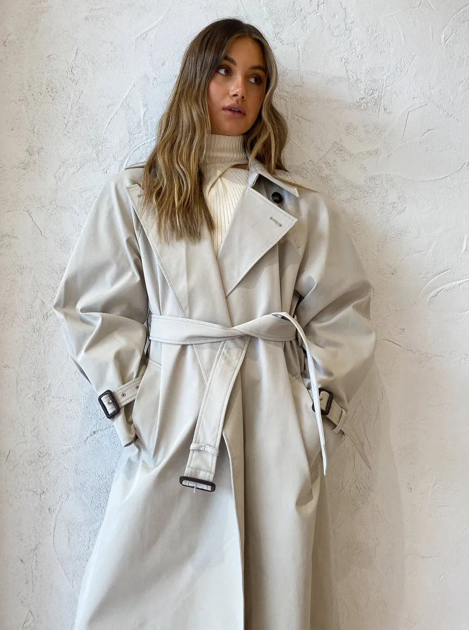 Camilla and Marc George Trench Coat in Oyster