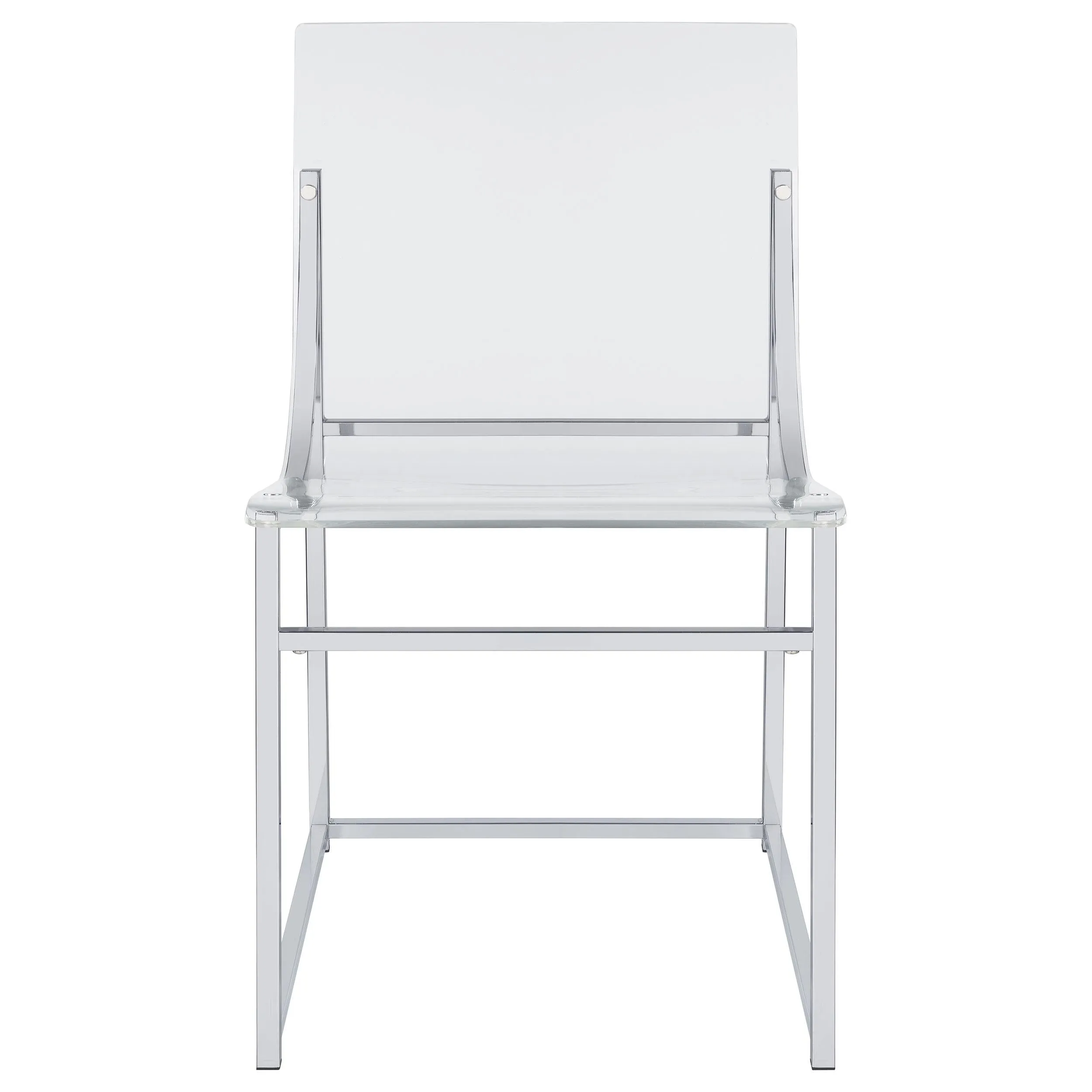 Coaster Furniture Adino 121182 Acrylic Dining Side Chair - Clear/Chrome