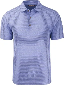 Cutter & Buck Forge Eco Heather Stripe Stretch Recycled Mens Big & Tall Polo