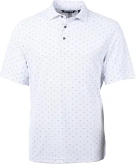 Cutter & Buck Virtue Eco Pique Tile Print Recycled Mens Big & Tall Polo