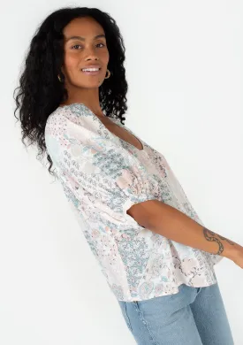 Delia Button Front Blouse