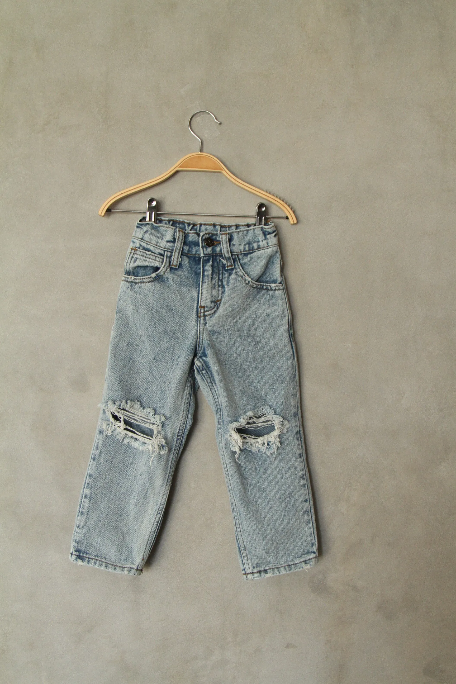 DISTRESSED MANNIX DENIM KIDS JEANS
