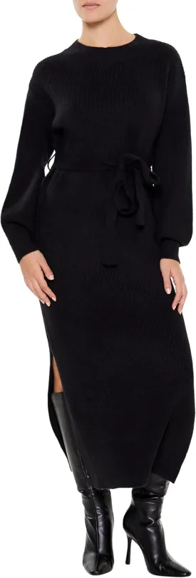 Forever 21 Women's Tie-Front Midi Sweater Dress