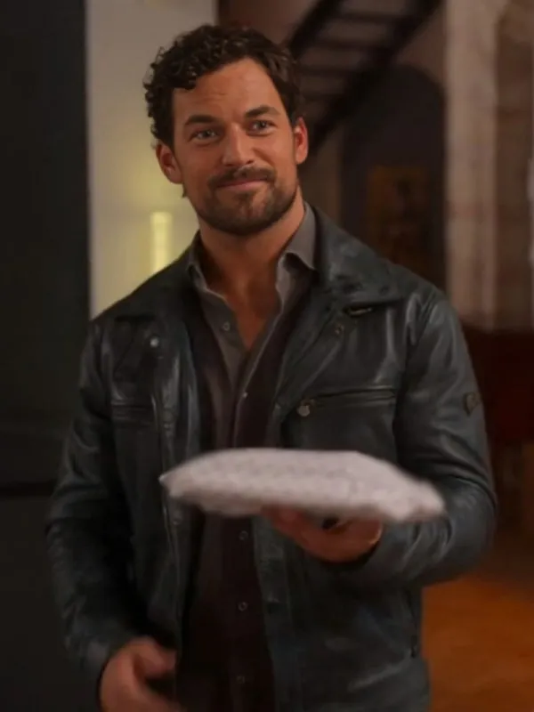 Giacomo Gianniotti Deceitful Love 2024 Leather Jacket