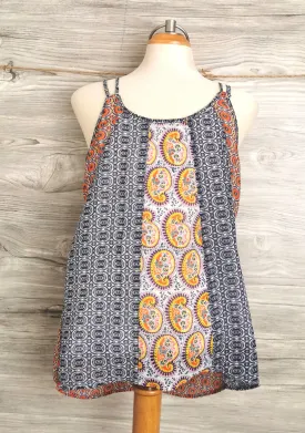 GIRL SIZE 14 YEARS - JAPNA KIDS, Boho Flowy Tank Top EUC B42