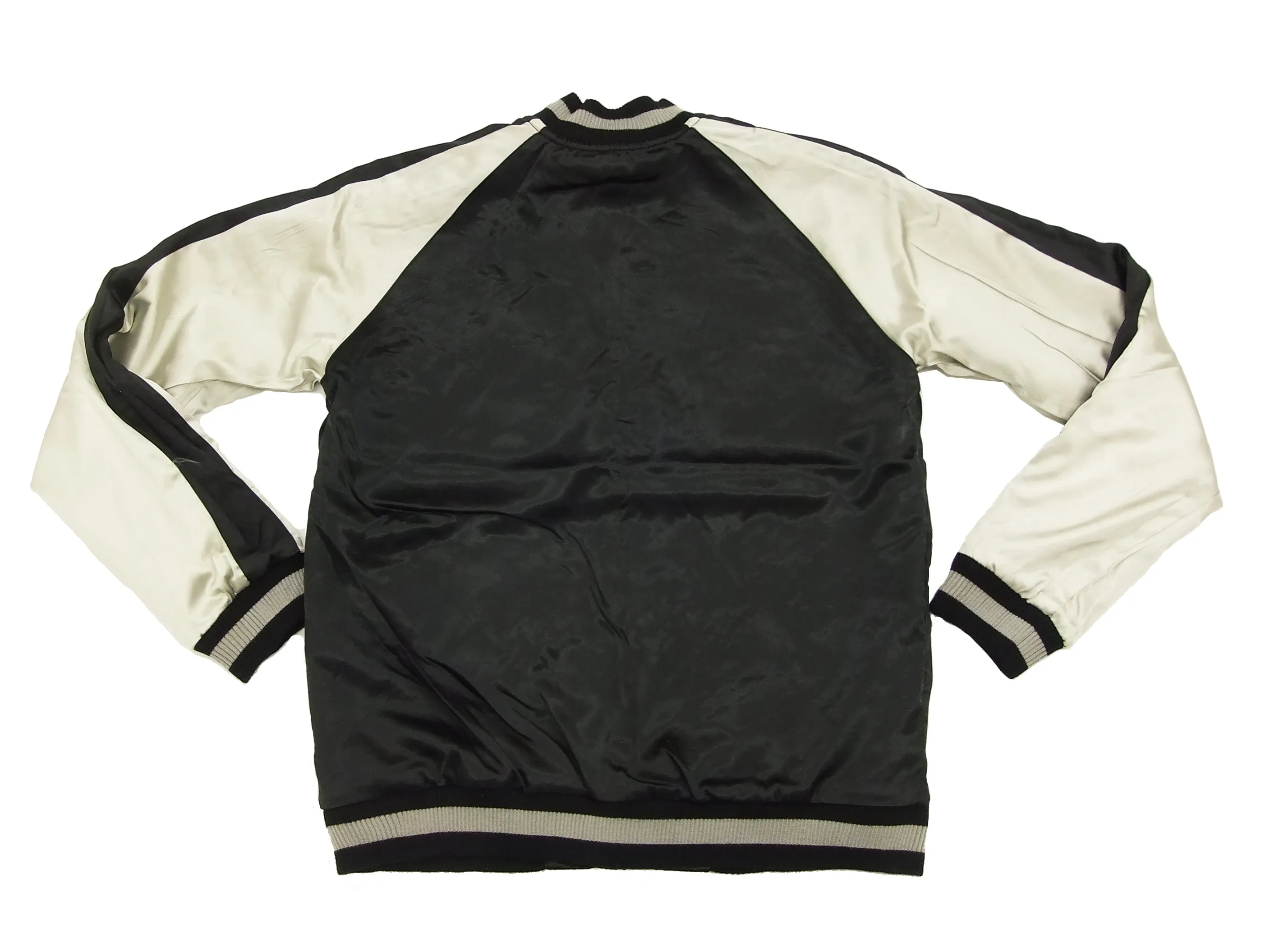 Hanatabi Gakudan Men's Japanese Souvenir Jacket Japanese goldfish Sukajan Script SSJ-502