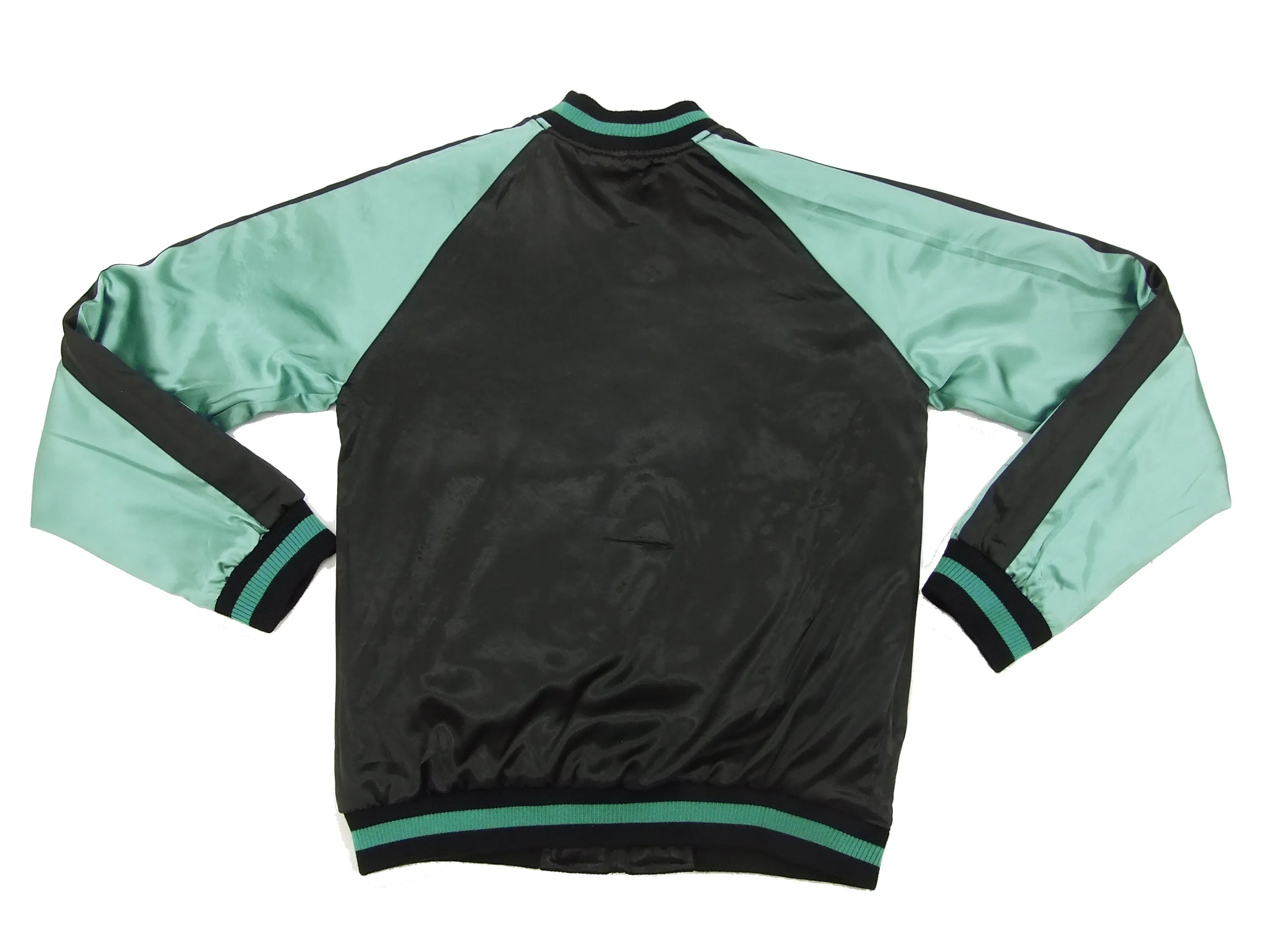 Hanatabi Gakudan Men's Japanese Souvenir Jacket Japanese Sumo Wrestling Sukajan Script SSJ-515