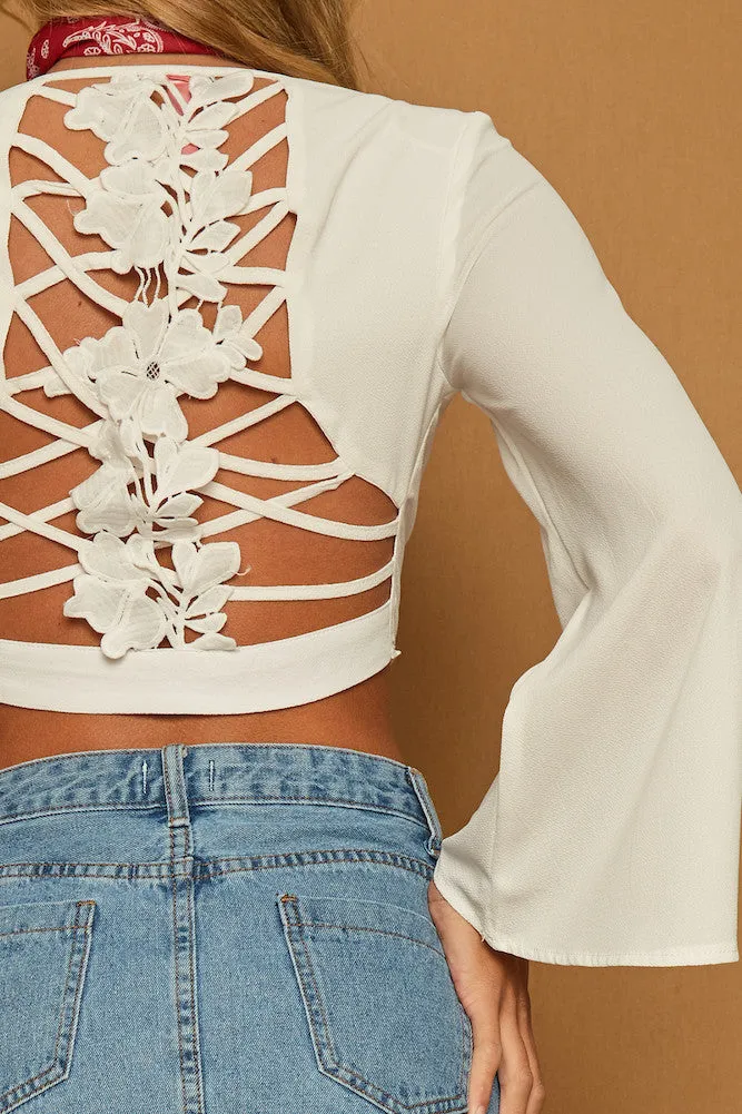 Izzy Top White