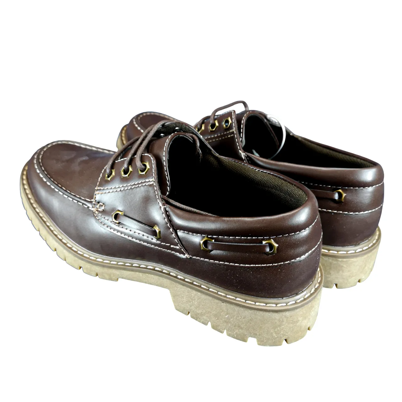 K7 Leather AI Pacino Brown Dockside Shoe