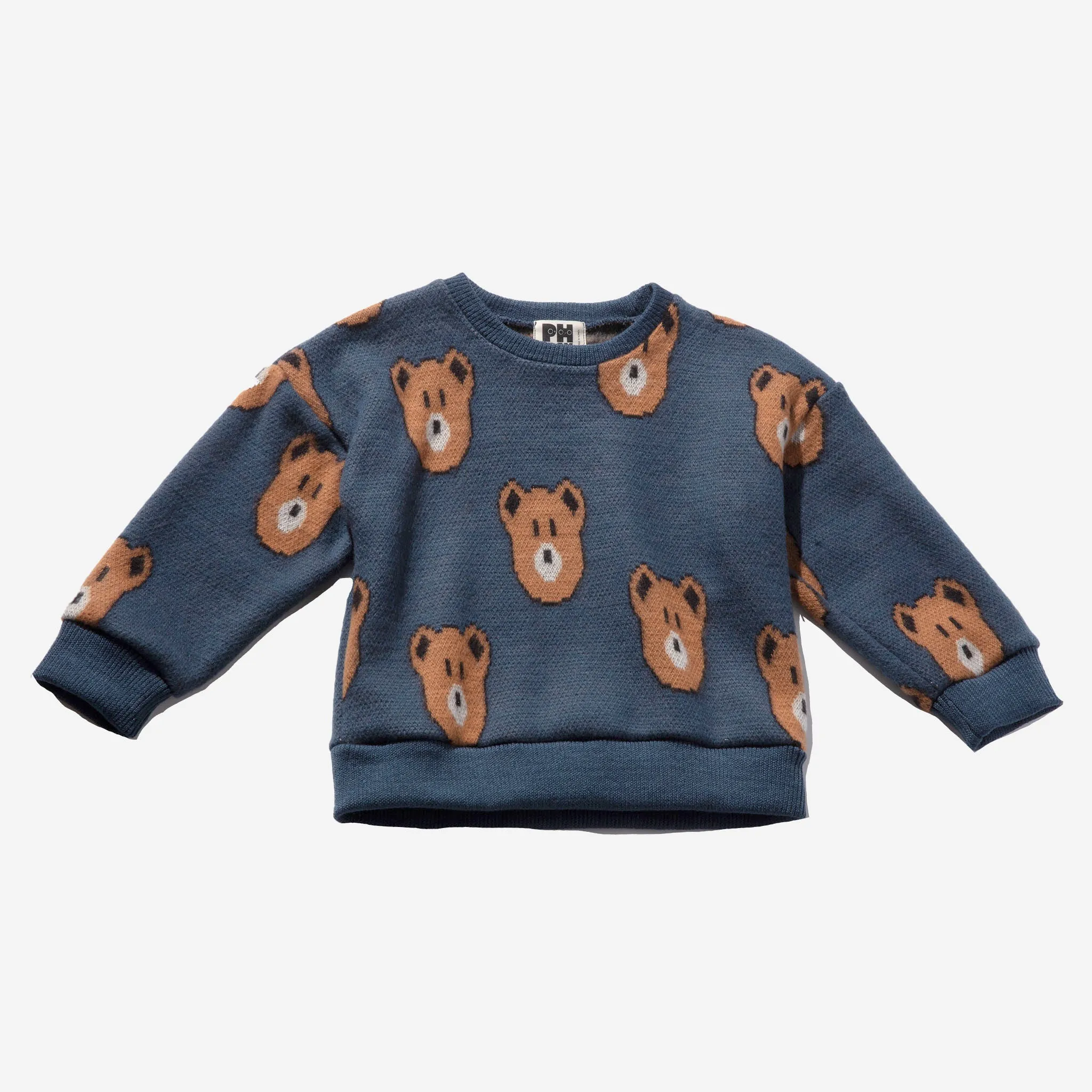 Knit Bear Sweatshirt