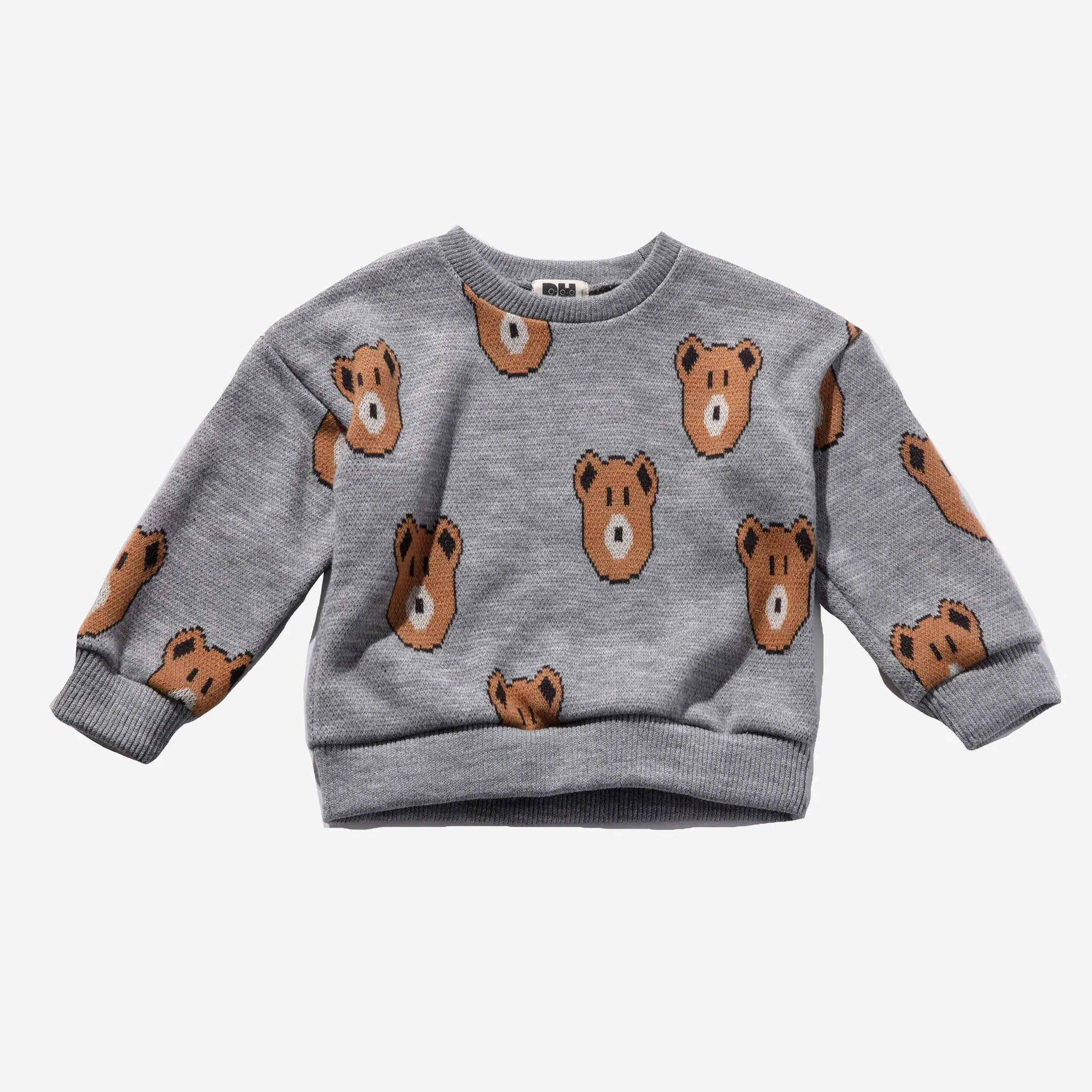 Knit Bear Sweatshirt