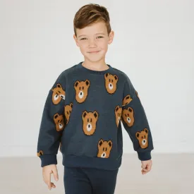 Knit Bear Sweatshirt