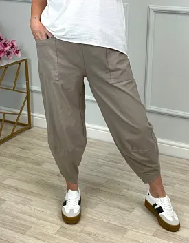 Lauren Cocoon Joggers – Relaxed Fit, Ultra-Comfortable Pants (Sizes 8-20) Mocha