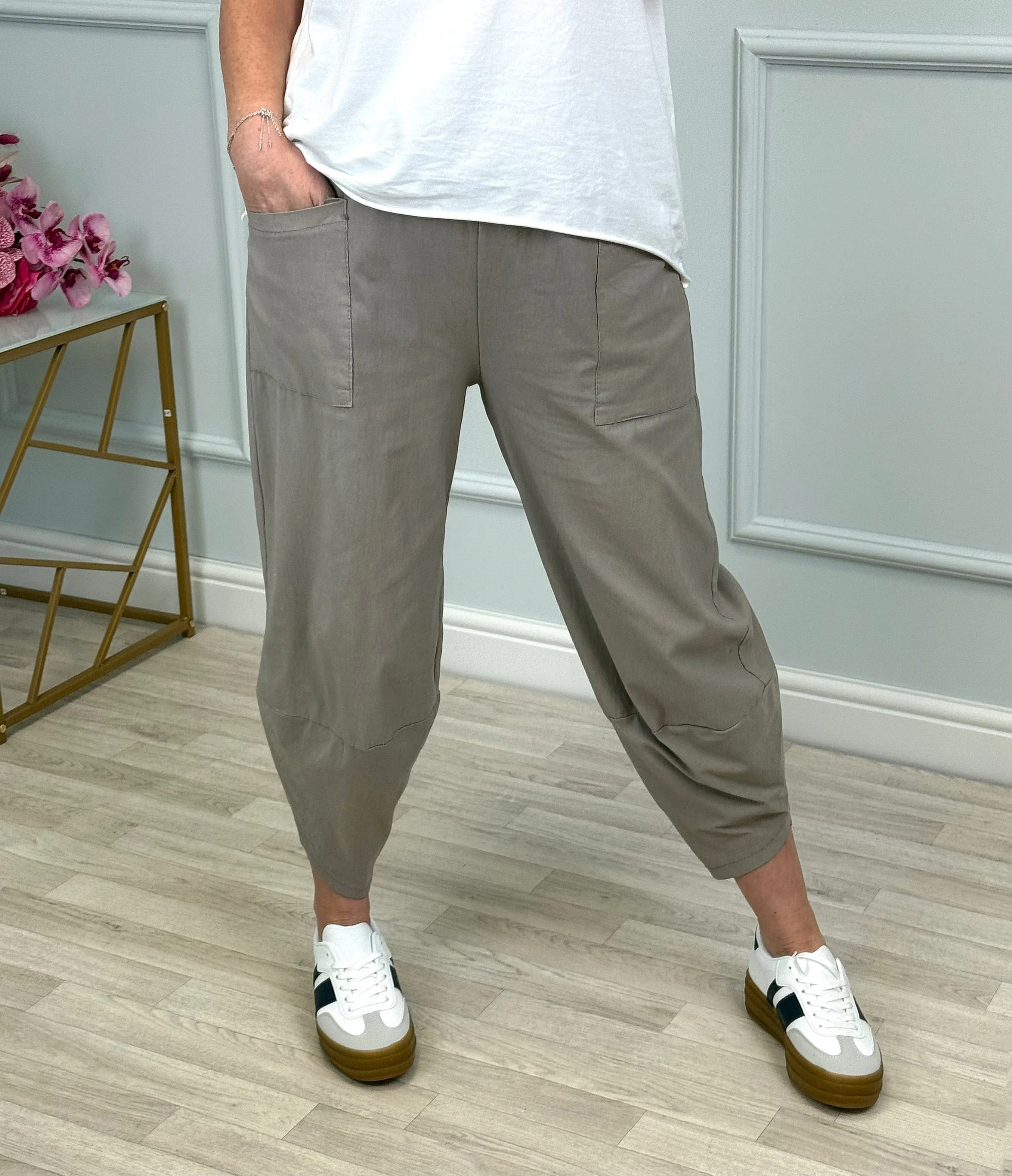 Lauren Cocoon Joggers – Relaxed Fit, Ultra-Comfortable Pants (Sizes 8-20) Mocha