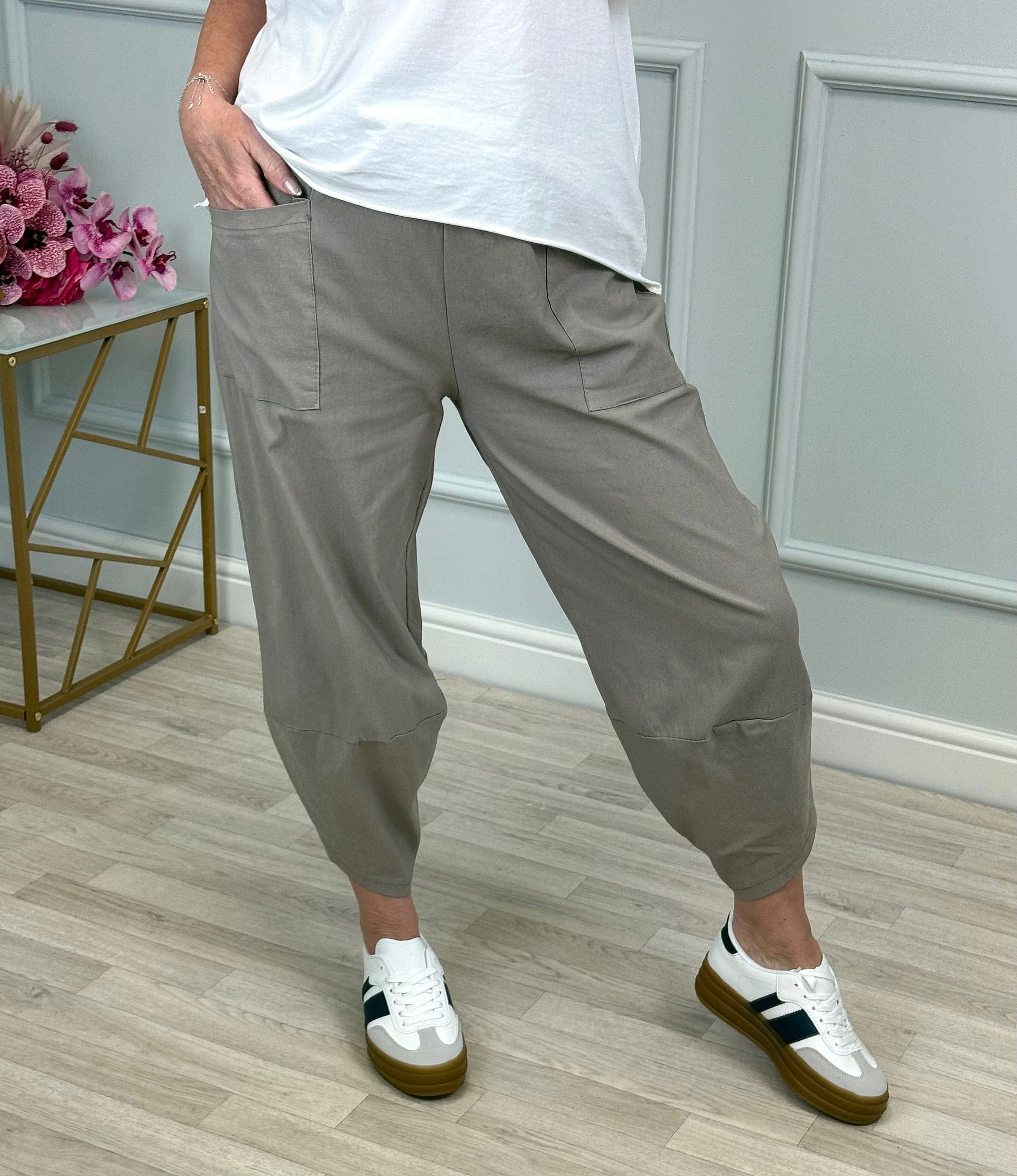 Lauren Cocoon Joggers – Relaxed Fit, Ultra-Comfortable Pants (Sizes 8-20) Mocha