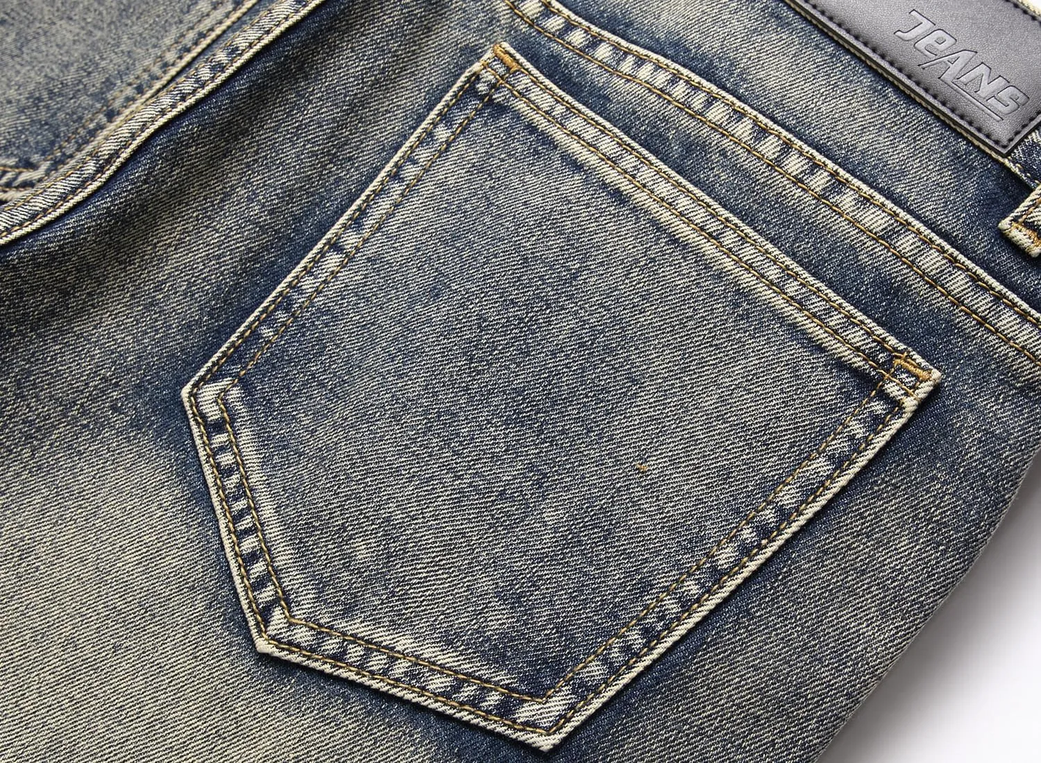 Men's Ripped Distressed Destroyed Straight Fit Washed Denim Jeans Pants