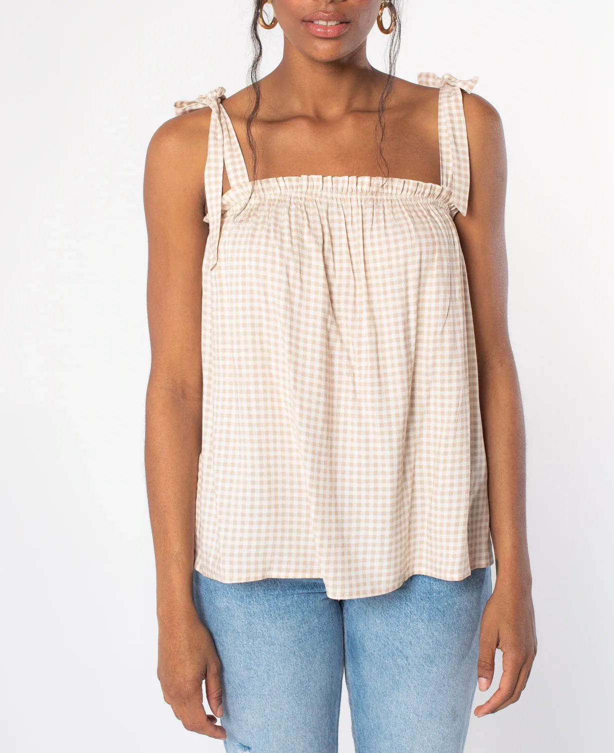 Milla Gingham Tank Top