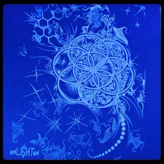 Molecule Flower Seed Of Life Tee Shirt