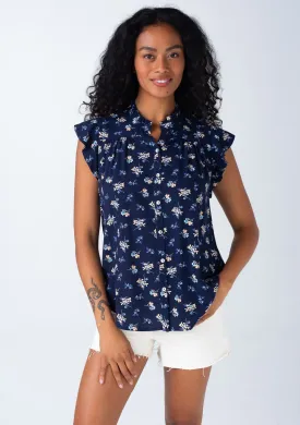 Moxie Flutter Sleeve Top