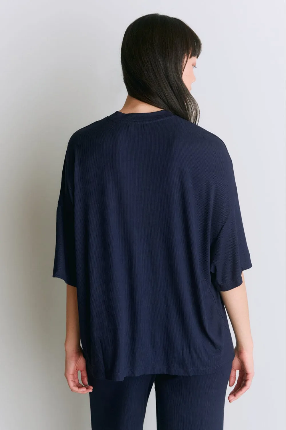 Oversized Ribbed Top