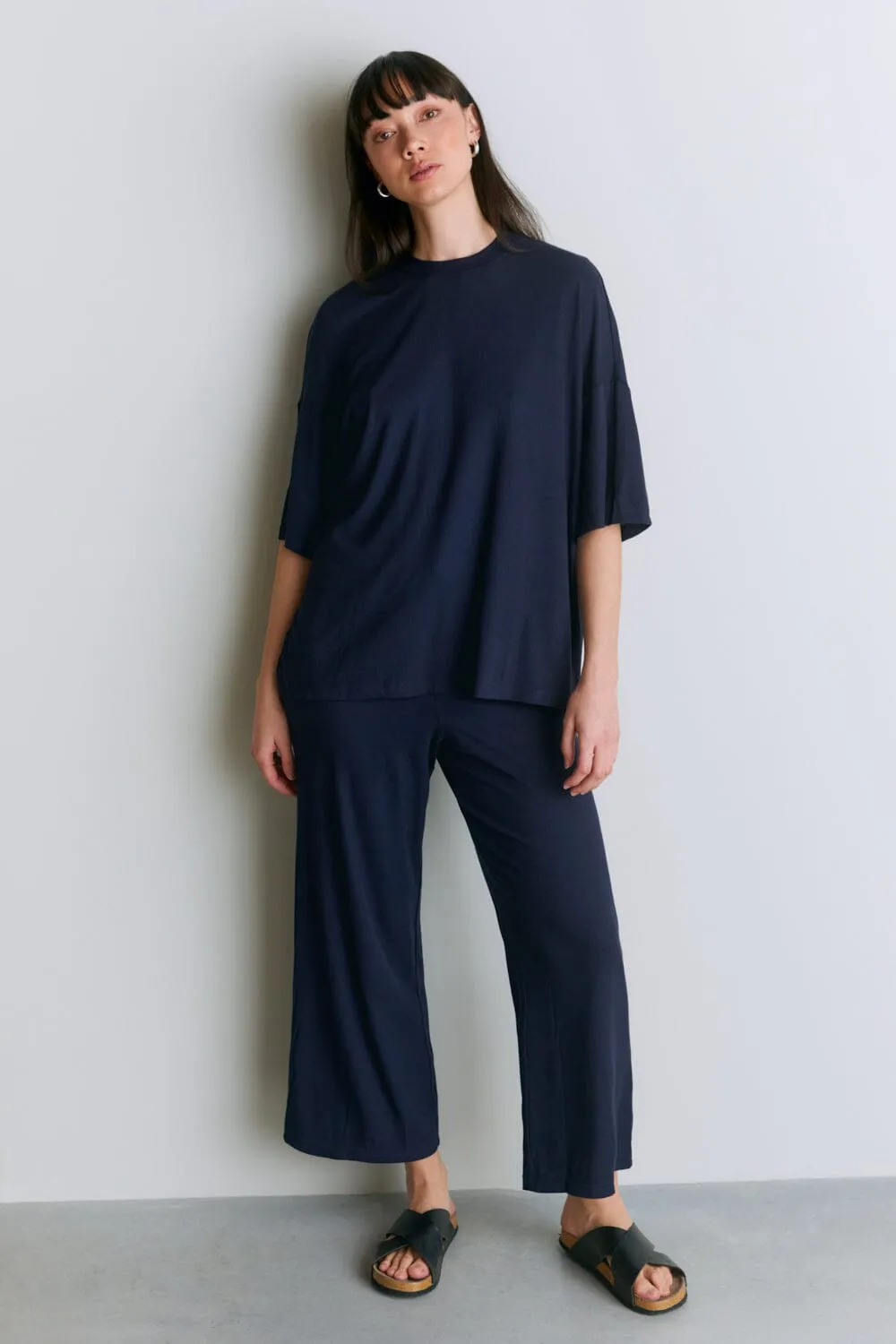 Oversized Ribbed Top