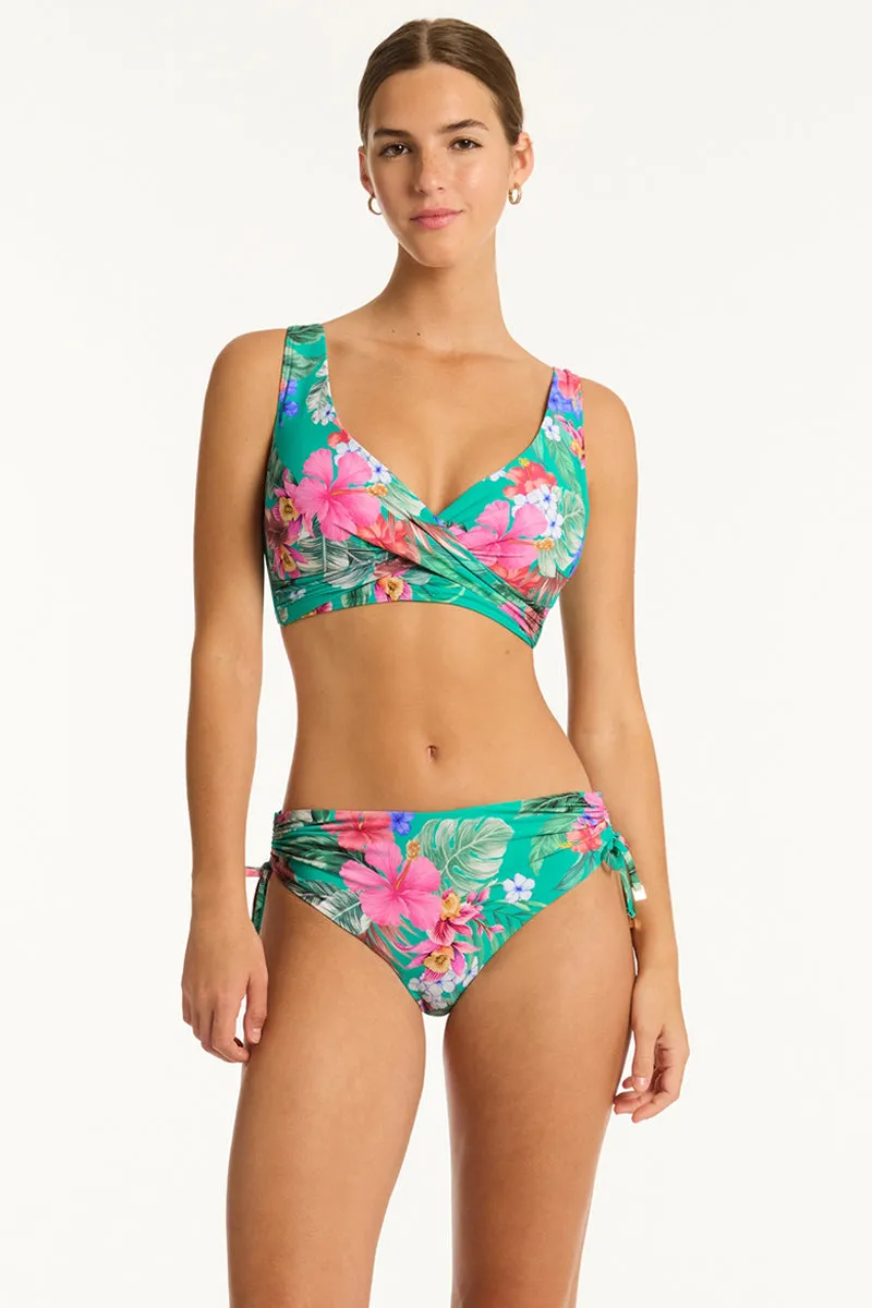 Pacifico Cross Front Multifit Bra Top