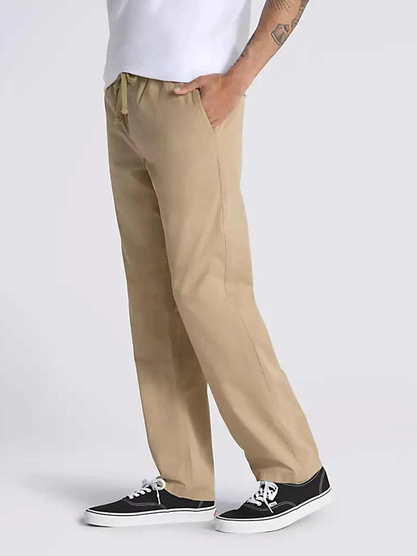Range Relaxed Elastic Khaki Pants