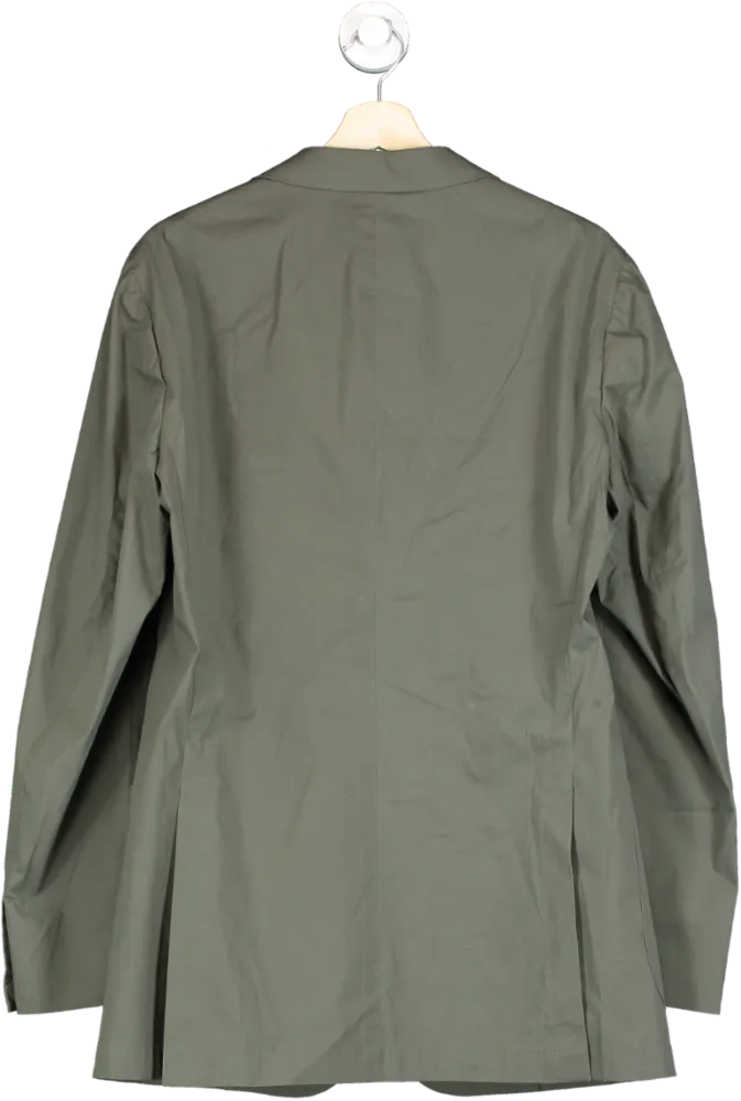 Suitsupply Mid Green Lazio Stretch Cotton  Blazer UK 42L