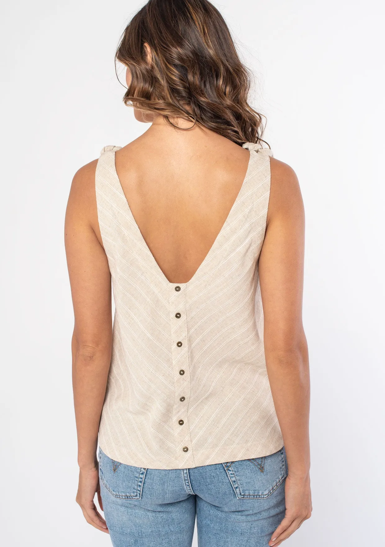 Terra Tie Shoulder Tank Top