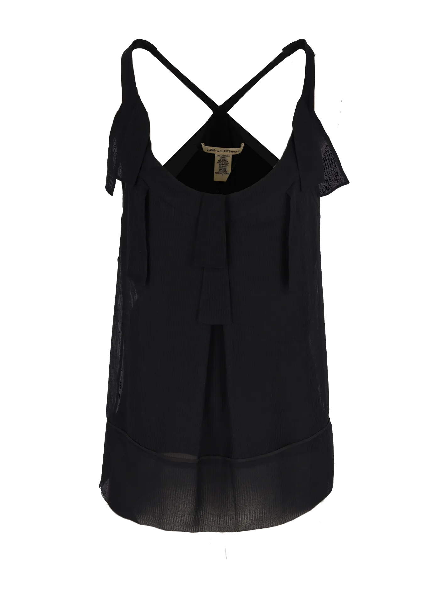 tiaroa sleeveless silk blouse