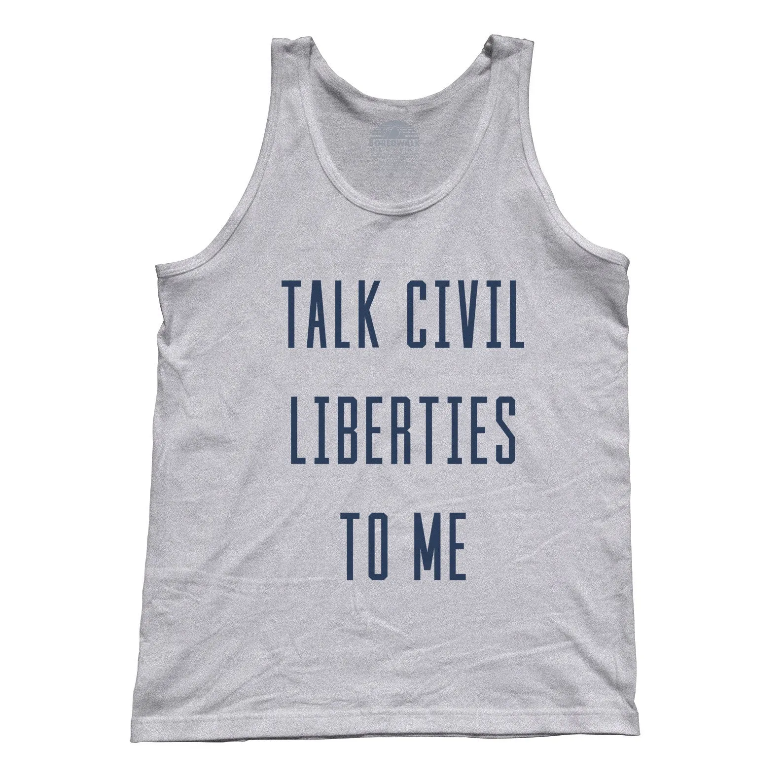 Unisex Talk Civil Liberties to Me Tank Top - Anti Trump Shirt