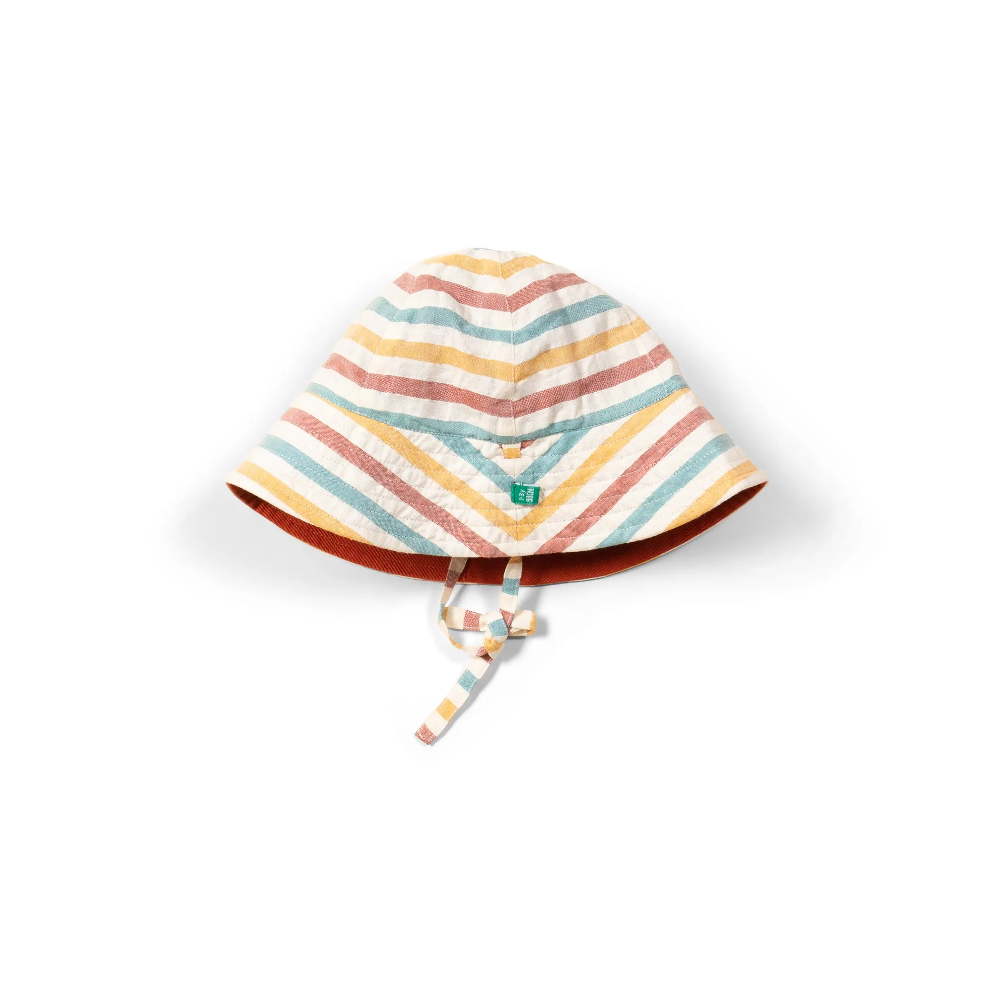 Walnut Striped Reversable Sunhat