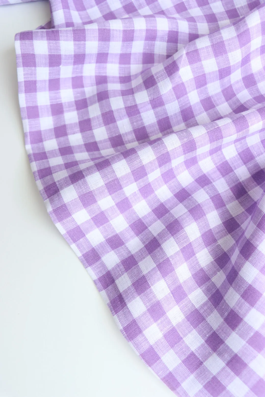 Wisteria Medium Check | Limerick Linen Yarn Dyed | Robert Kaufman