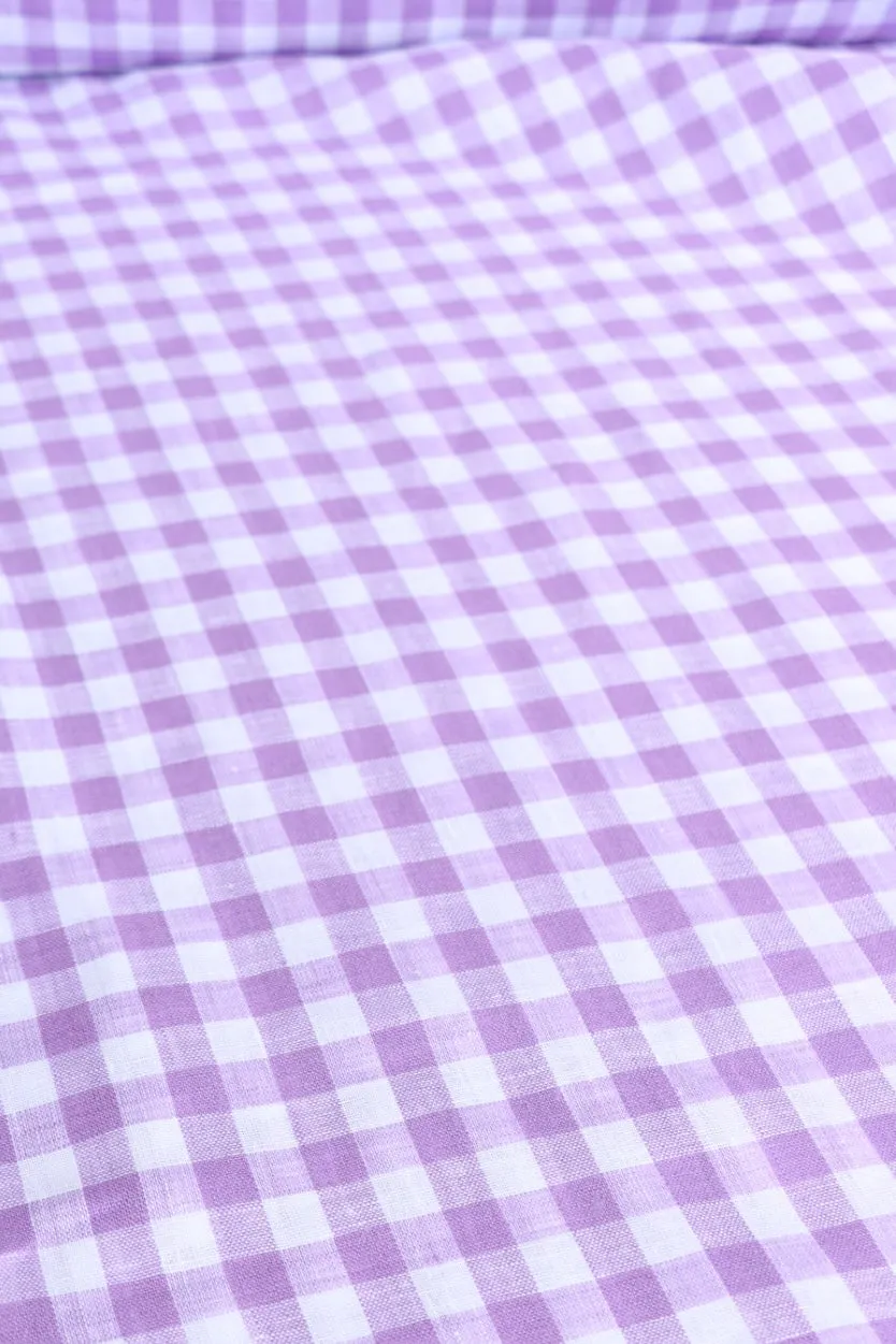 Wisteria Medium Check | Limerick Linen Yarn Dyed | Robert Kaufman
