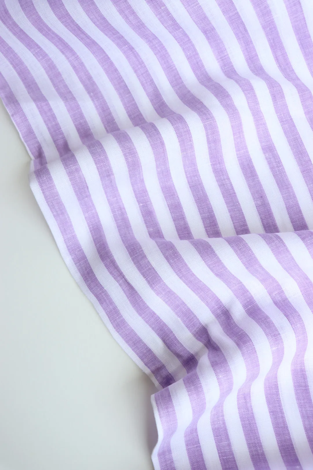 Wisteria Thick Stripe | Limerick Linen Yarn Dyed | Robert Kaufman