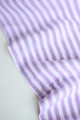 Wisteria Thick Stripe | Limerick Linen Yarn Dyed | Robert Kaufman