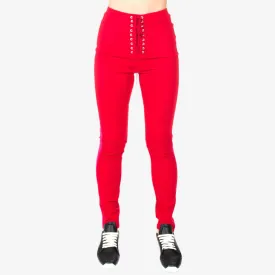 Womens Lace Up Skinny Track Pants